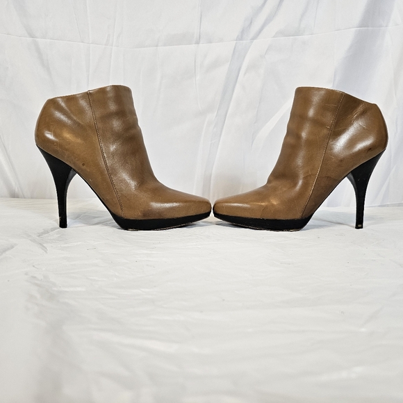 VIA SPIGA Tan Leather Bootie Sz 8 - Picture 4 of 8